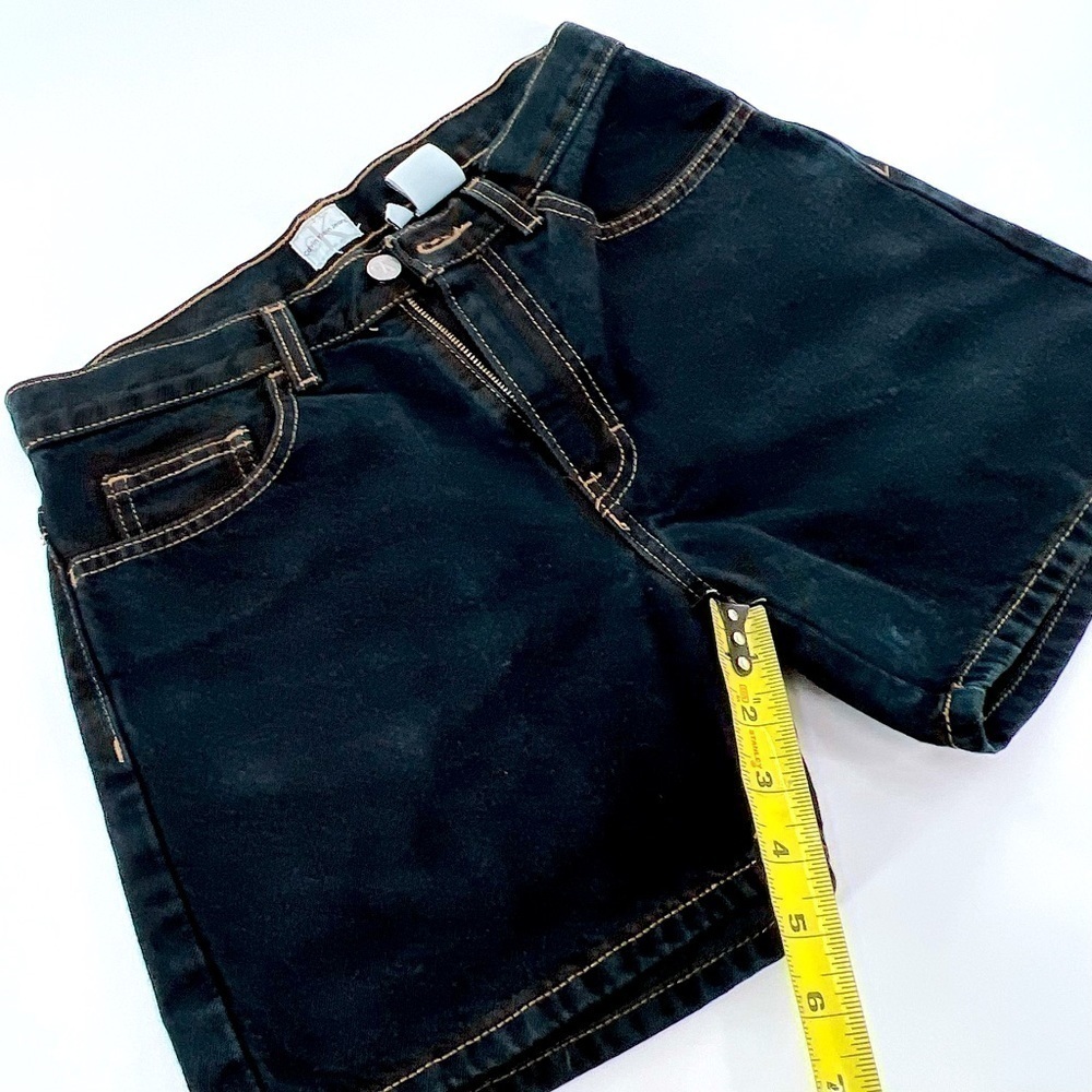 Calvin Klein Jeans Black 100% Cotton Women’s Shorts size 6 - Picture 9 of 12